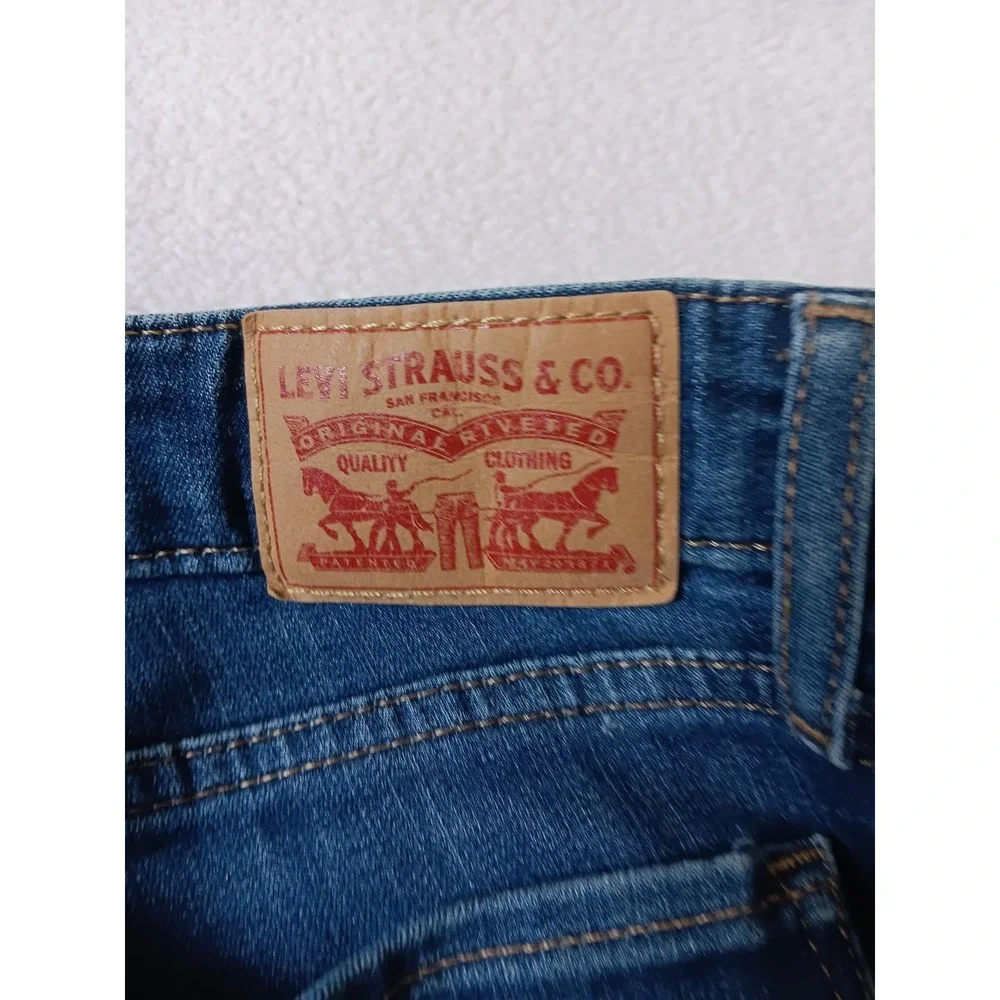 Levi's Jeans Womens 30 Blue Medium Wash Skinny Slim Stretch Denim 712 Mid Rise
